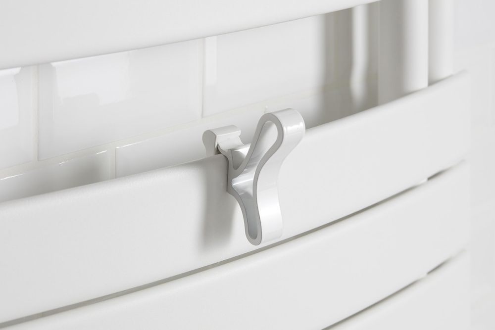 Держатель для полотенец " бабочка" для ADELIS, белый, Atlantic