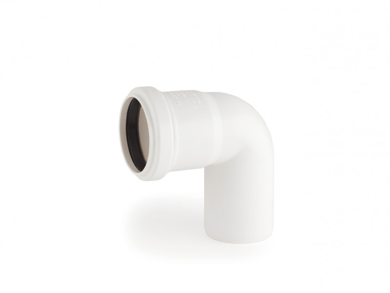 Отвод однорастр 50*87 гр. белый OST