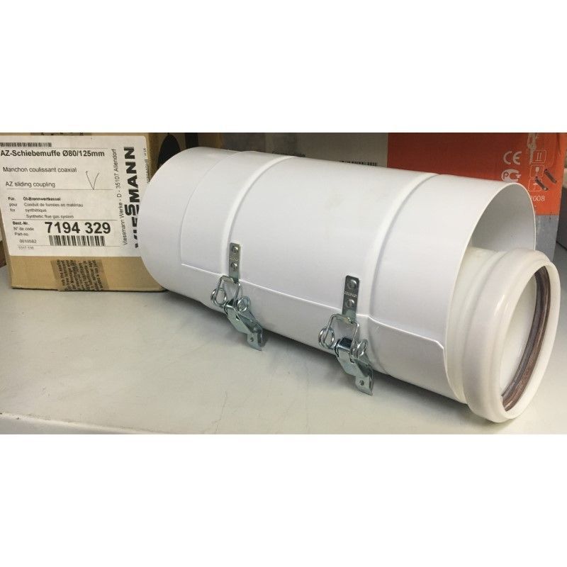 Муфта сдвижная LAS, D=80/125 мм конденсац. VIESSMANN