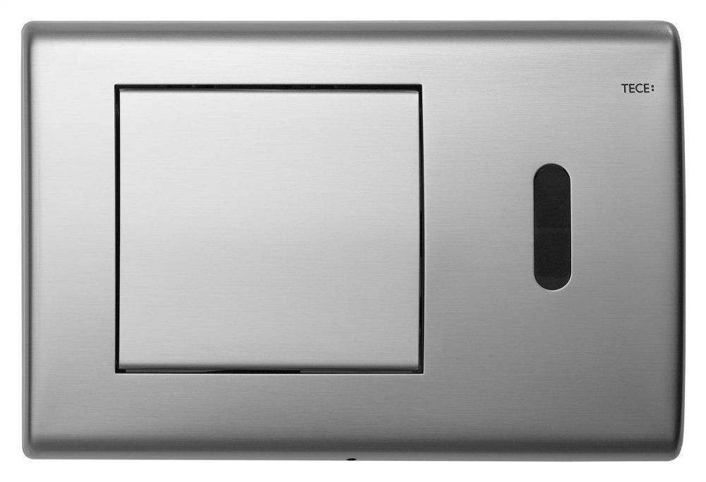 Клавиша TECEplanus, с ИК-датчиком, питание от сети 12 В, нержавеющая сталь, сатин