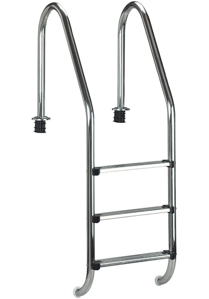 Лестница 3 ступени LUXE AISI-304 STANDARD