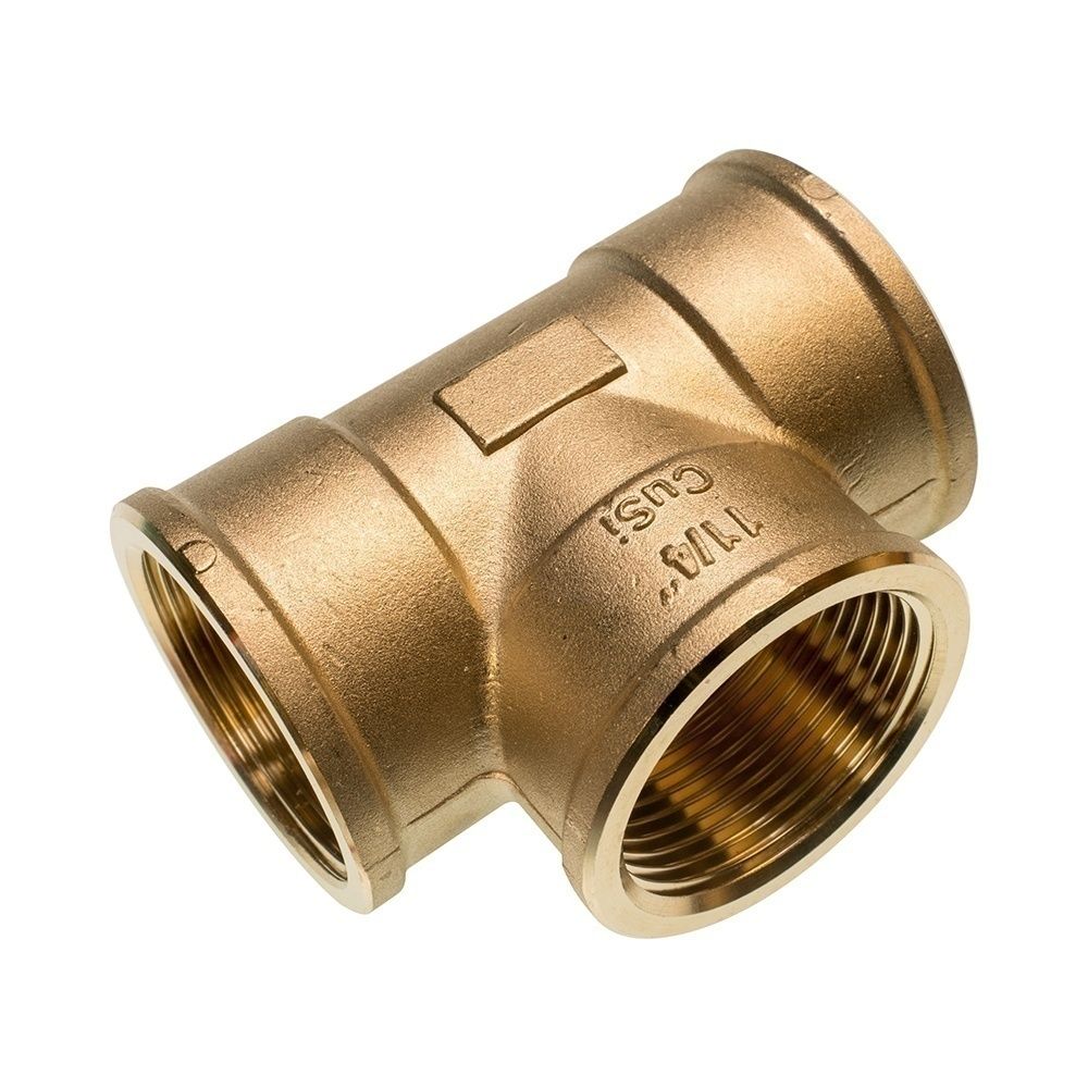 Тройник ВР 3/4"x1/2x3/4" мод. 3130 (бронза) SANHA PURAFIT