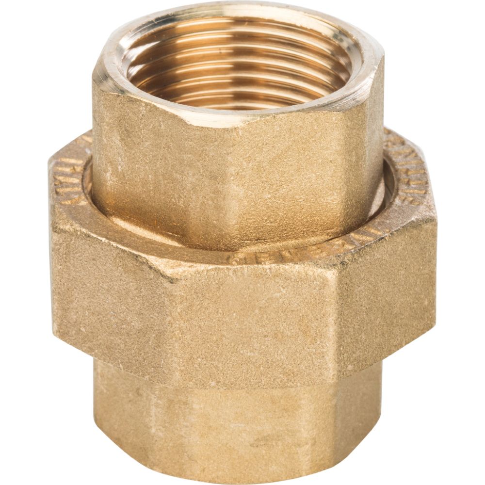 Сгон прямой (американка)  1" (латунь) ВВ STOUT