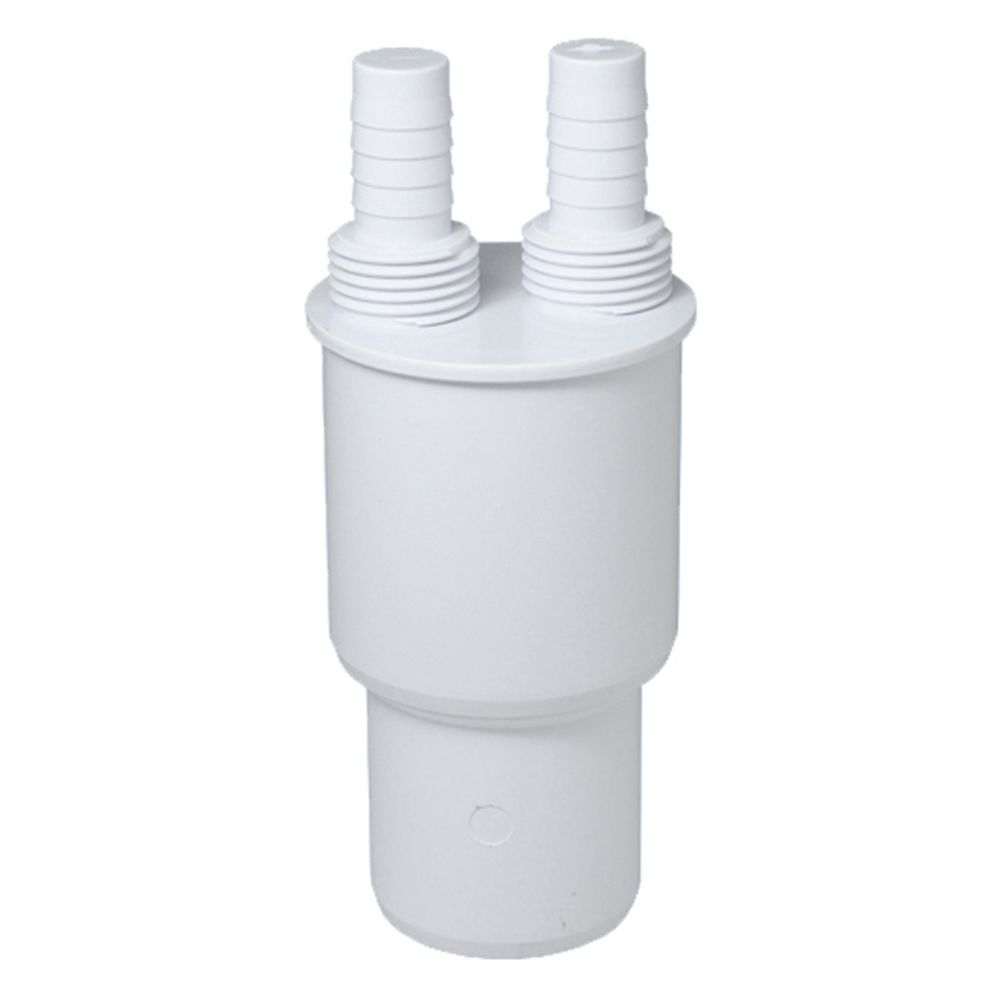 Адаптер д/подключения слива c 2 прямыми отводами 14мм х 1/2", выход 50/40мм McAlpine