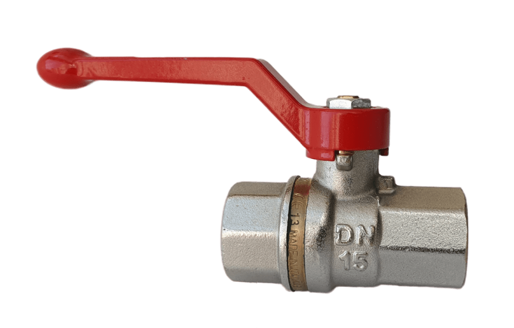 Кран шаровой BVR-R Ду 25, вн. резьба,рычаг, Ру40,Tmax=110C Ридан