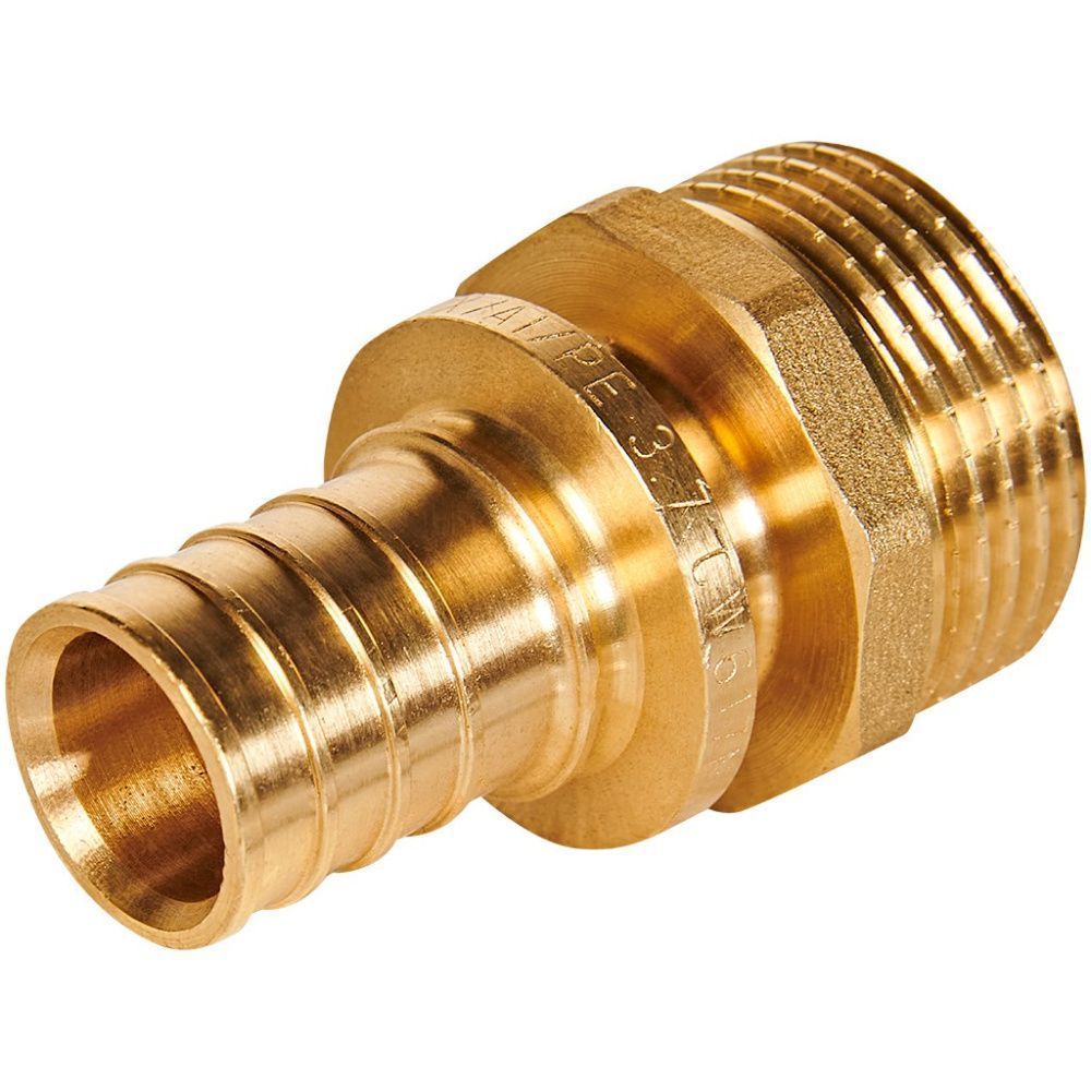 Муфта переходная 25-1" НР латунь Rommer