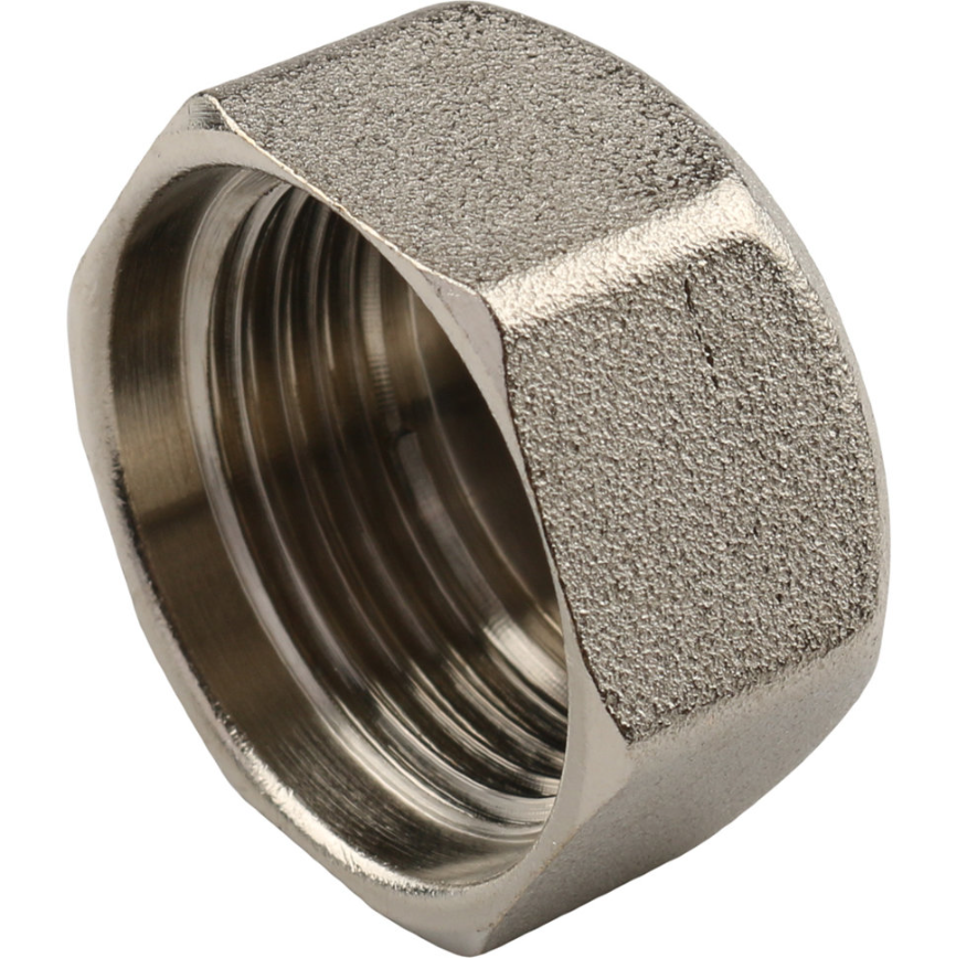 Заглушка ВР 1 1/2  (никель) Stout