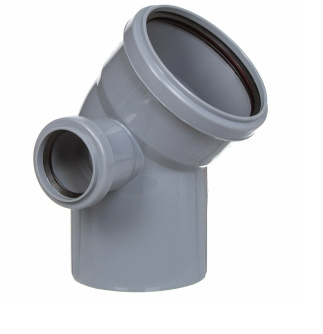 Отвод левый 110/50х45 РТП