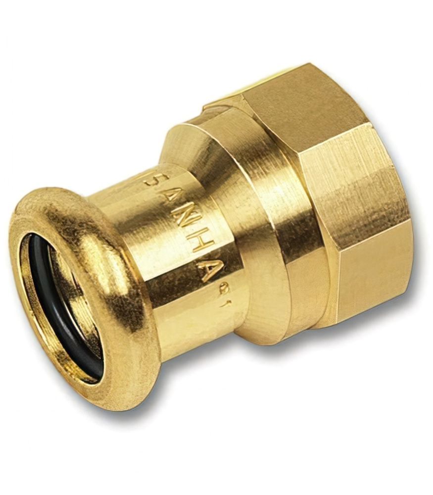 Переход ВР 22 х 3/4 бронза 8270G press Sanha