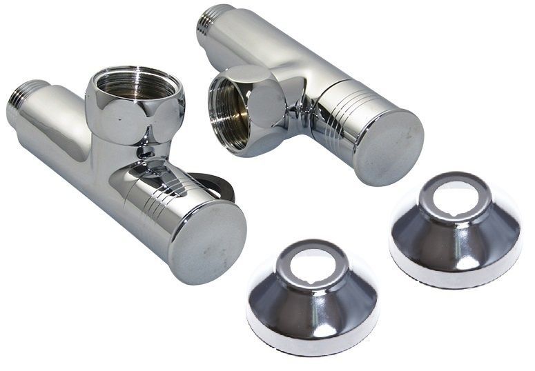 Кран угловой, колпачок 1"х3/4" г/ш с отражателем SMART/Компл ПАРА (2шт.)