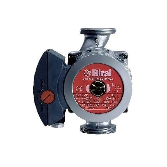 Насос циркуляционный M 15-1, 180мм, 230В, с гайками G11/2"хRp1" BIRAL