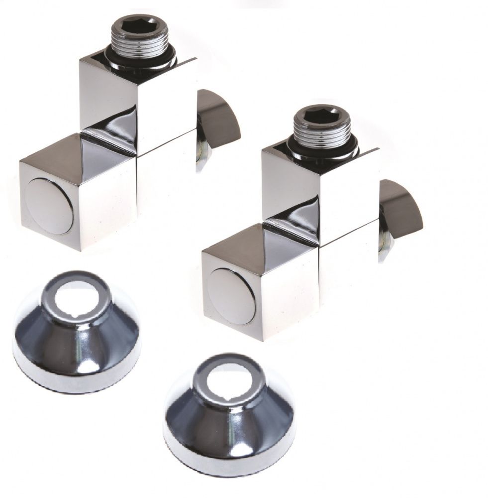 Кран угловой колпачок квадратный 3/4"х1/2" г/ш с отражателем SMART/Компл ПАРА (2шт.)