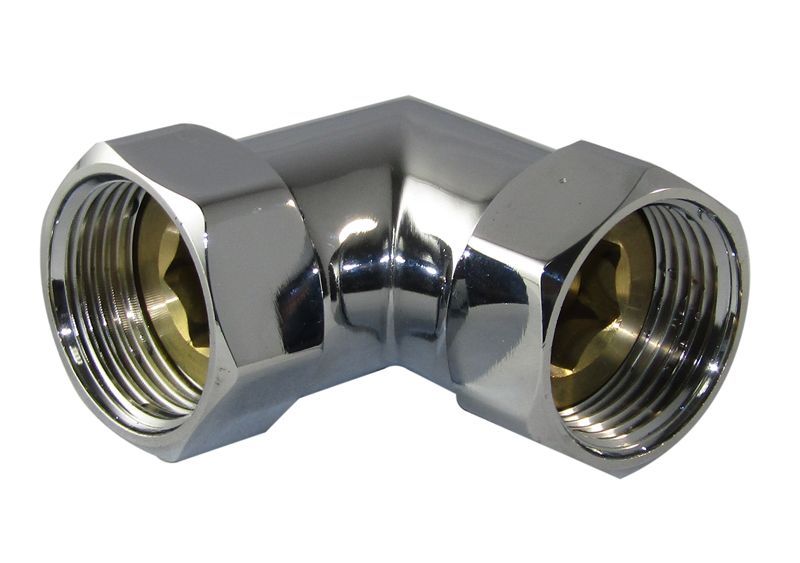 Сгон угловой (американка) для полотенцесушителя 1 х 1/2 ВВ ХРОМ (SANITAN) SMART