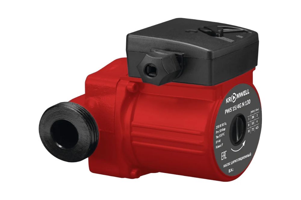 Насос для ГВС PWS 15/4G N 130 (гайки в комплекте) KROMWELL