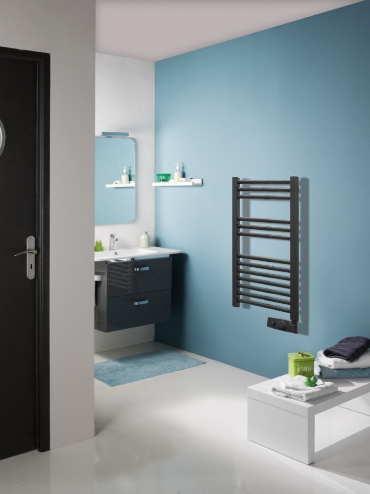 Полотенцесушитель электрический 2012, 79,8х40х10 см, 300Вт, антрацит, Atlantic