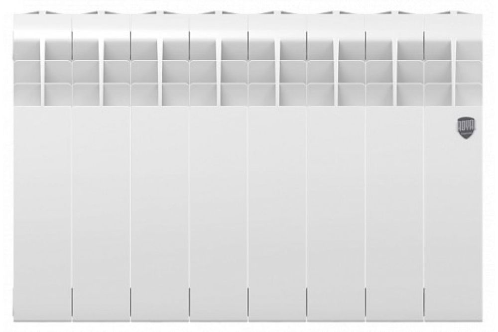 Радиатор биметаллический BiLiner Bianco 350/87  8 секций (белый) Royal Thermo