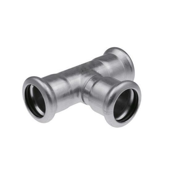 Тройник Inox press 15х15х15 нерж. KAN-Therm