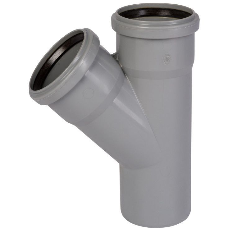 Тройник 75/75*45 гр. OST (двухрастр)