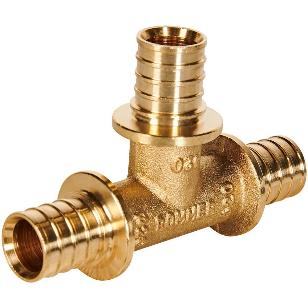 Тройник 20-20-20 латунь Rommer