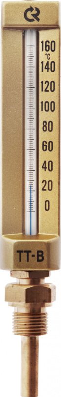 Термометр жидкостный виброустойчивый прямой TT-B - 150/100.П11 G1/2" (0...+200С)