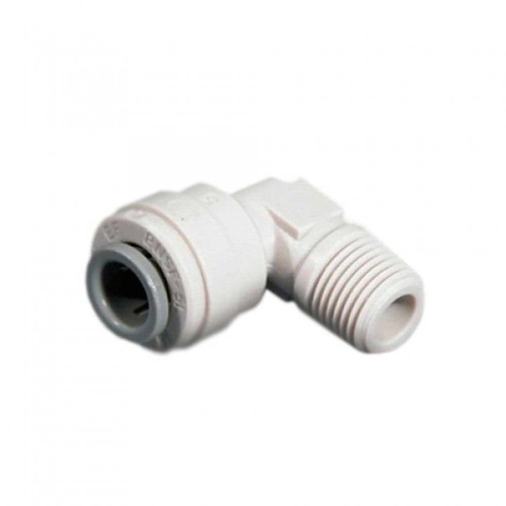 Уголок JG 1/8" - 1/4" (нр-трубка, AME 0402) для корпуса мембраны Гейзер