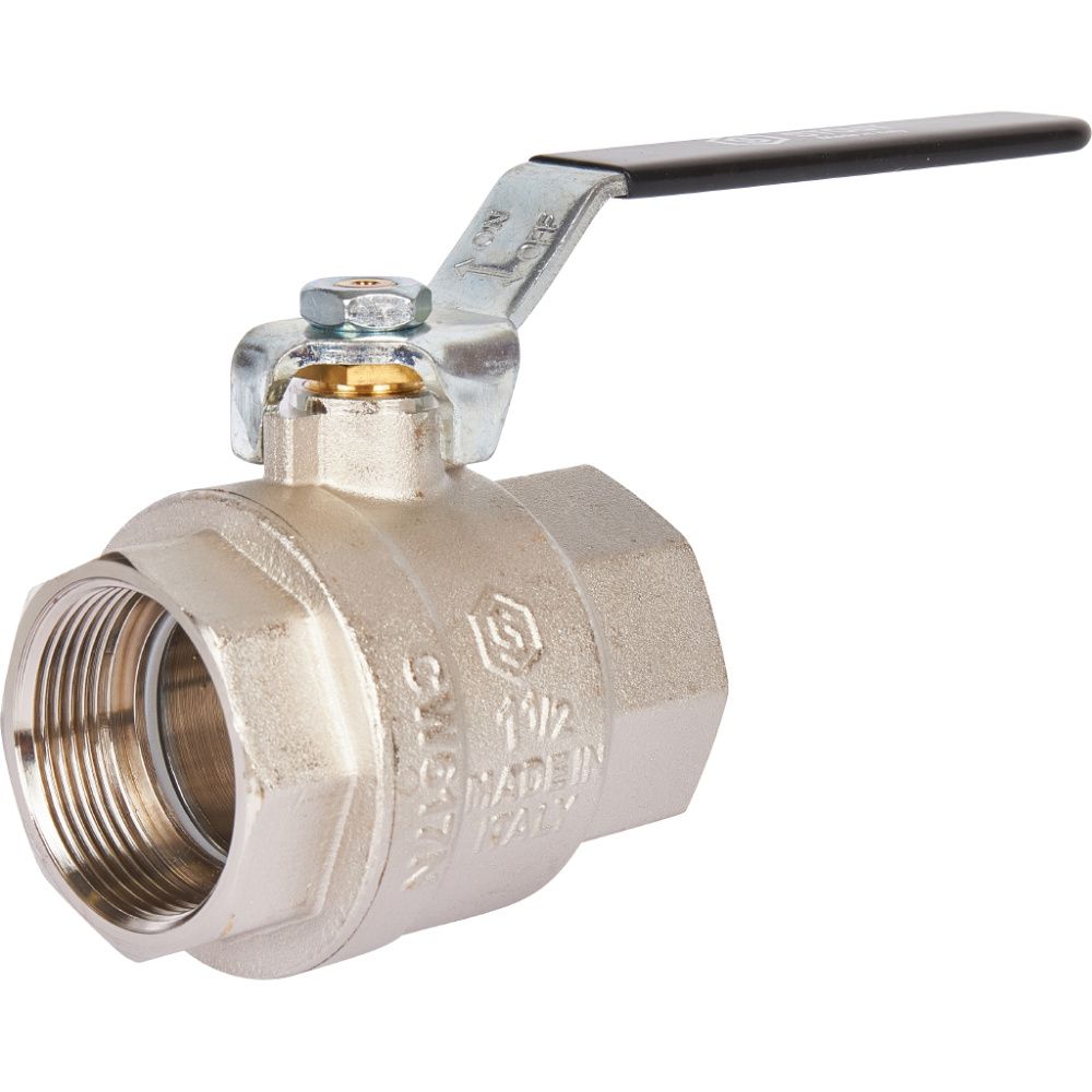 Кран шаровой полнопроходной ВВ 11/2" (ручка) STOUT (ГОСТ)