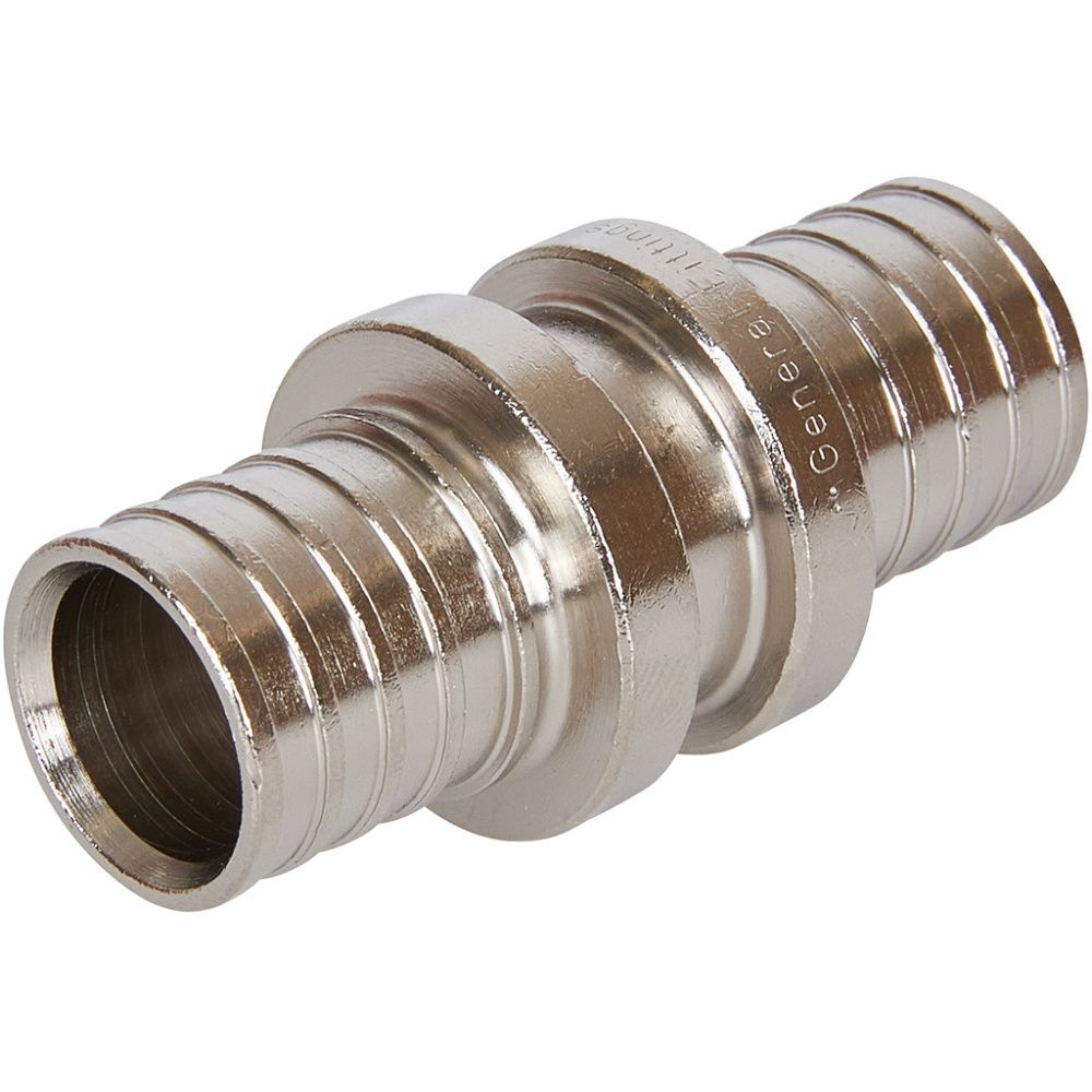 Муфта 20х2,0-20х2,0 никель STOUT