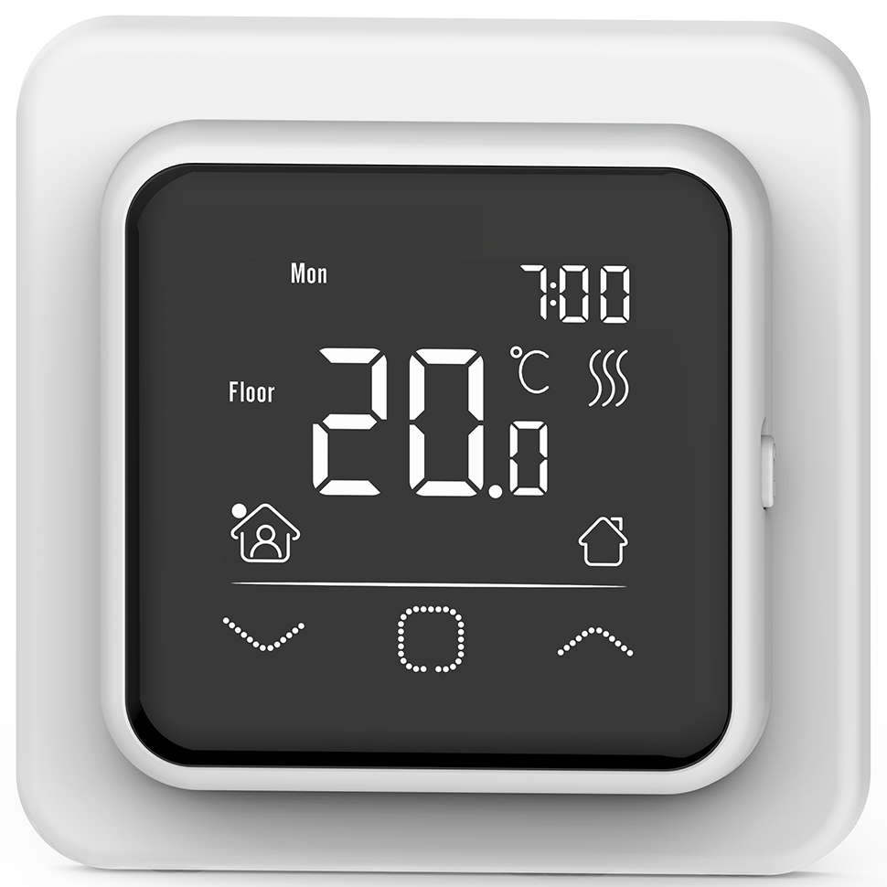 Терморегулятор IQ Thermostat SMART HEAT программируемый, сенсорный, белый