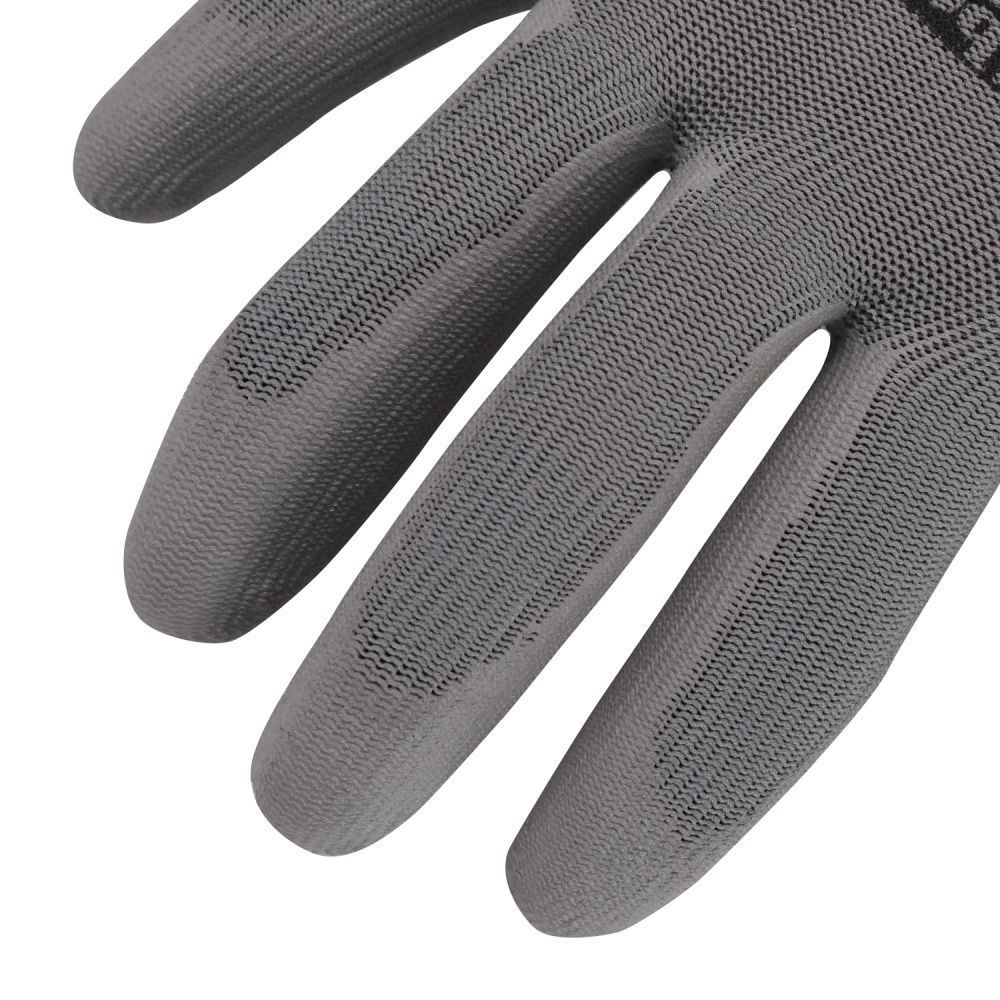 Перчатки "Точные работы: МАЛЯР", полиэстер, п/п покрытие, в и/у, серые, Fiberon/120/12