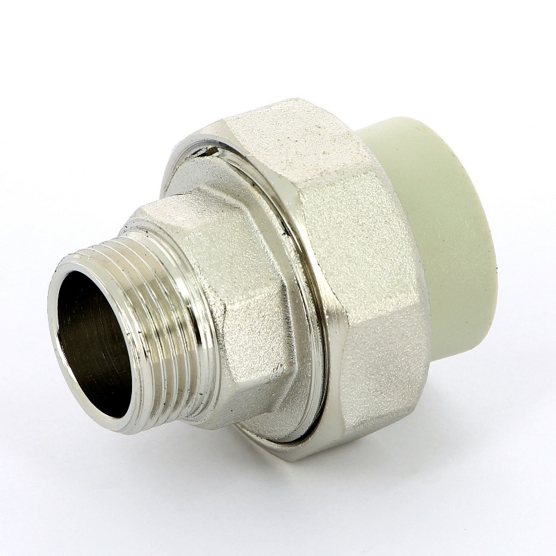 Муфта разъемная НР 25х3/4" серая Valfex