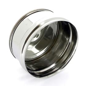 Заглушка внешняя для трубы (430/0,5 мм) Ф202/200 (нижняя)