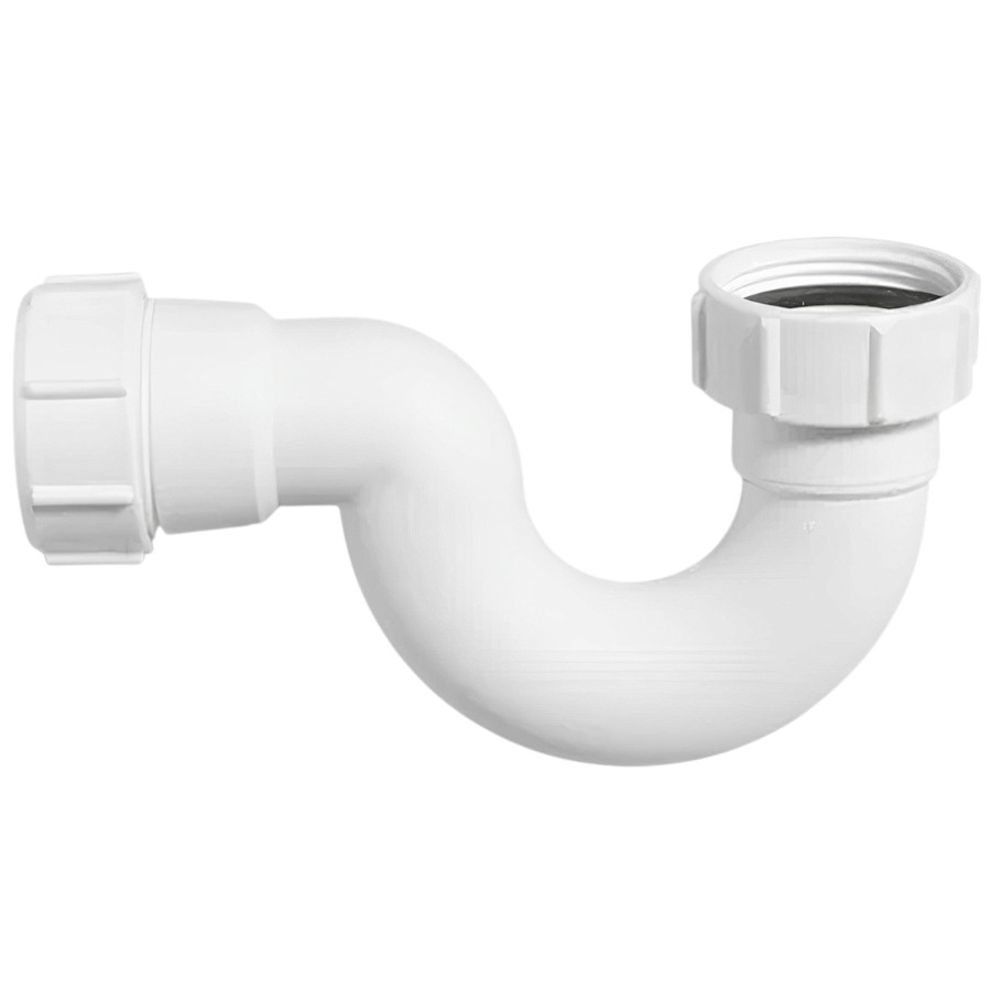 Сифон трубный P-образный (1 1/4"х32мм) без выпуска,  McAlpine