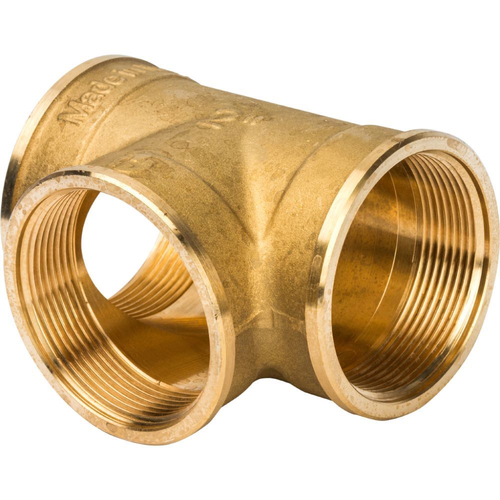 Тройник ВР 2  (латунь) STOUT