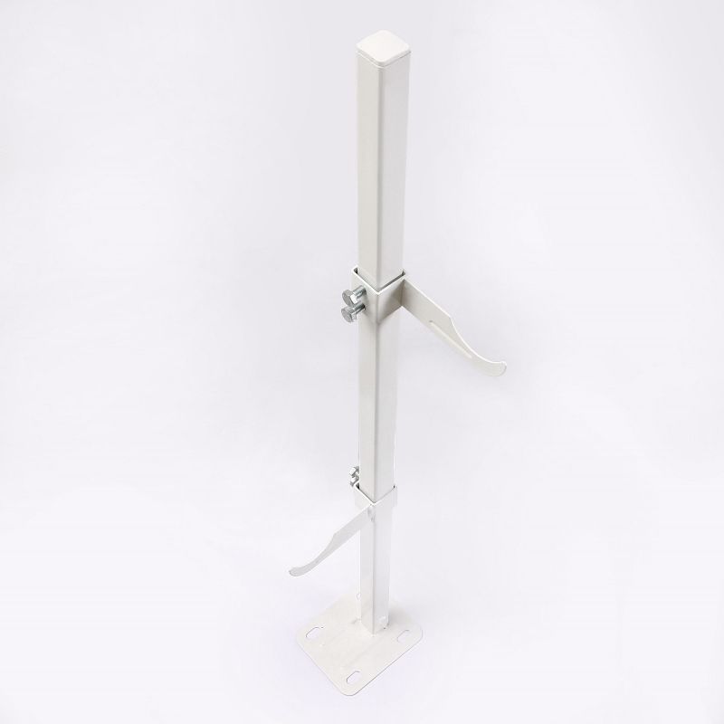 Кронштейн напольный регулируемый 700мм белый Uni-fit