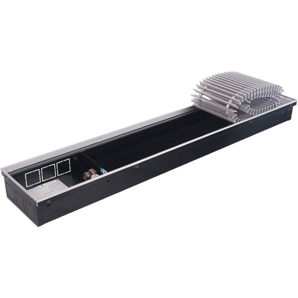 Конвектор внутрипольный SCN 80.190.1800 (решетка серебро), STOUT