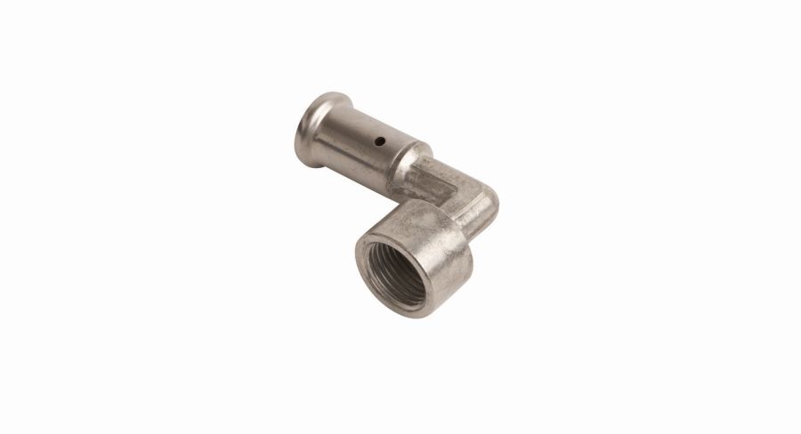 Угольник 16х1/2 ВР латунь пресс HENCO