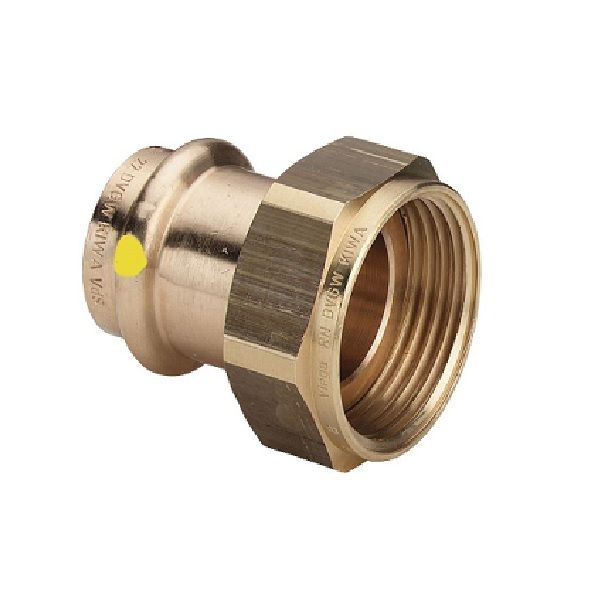 Переход с накидной гайкой ВР 22 х 3/4 Profi press G  Viega