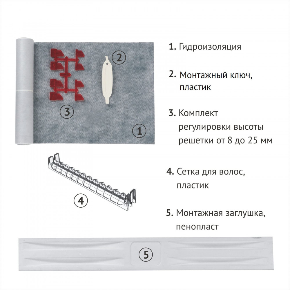 Дренажный канал BERGES SUPER Slim  600 нерж. сталь решетка мат. черный S-сифон D50 бок. выпуск