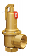 Клапан предохранительный Prescor S 1700  2" x 2 1/2" (внутр. резьба), Рсраб= 5.0 бар, Tmax=120 C