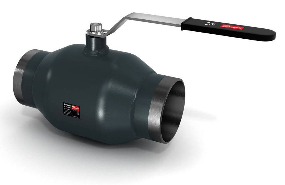 Кран шаровой JIP-WW Standart  Ду20, Ру16 c ручкой, приварка, Tmax=150C