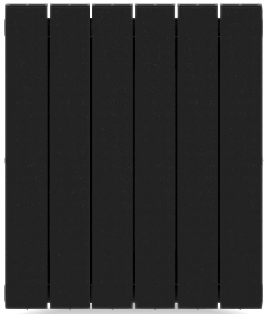 Радиатор биметаллический SUPReMO 500/90 (202Вт)  6 секций боковое подкл. Rifar Антрацит