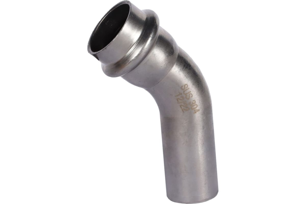 Отвод НВ 22х45* нерж. Rommer