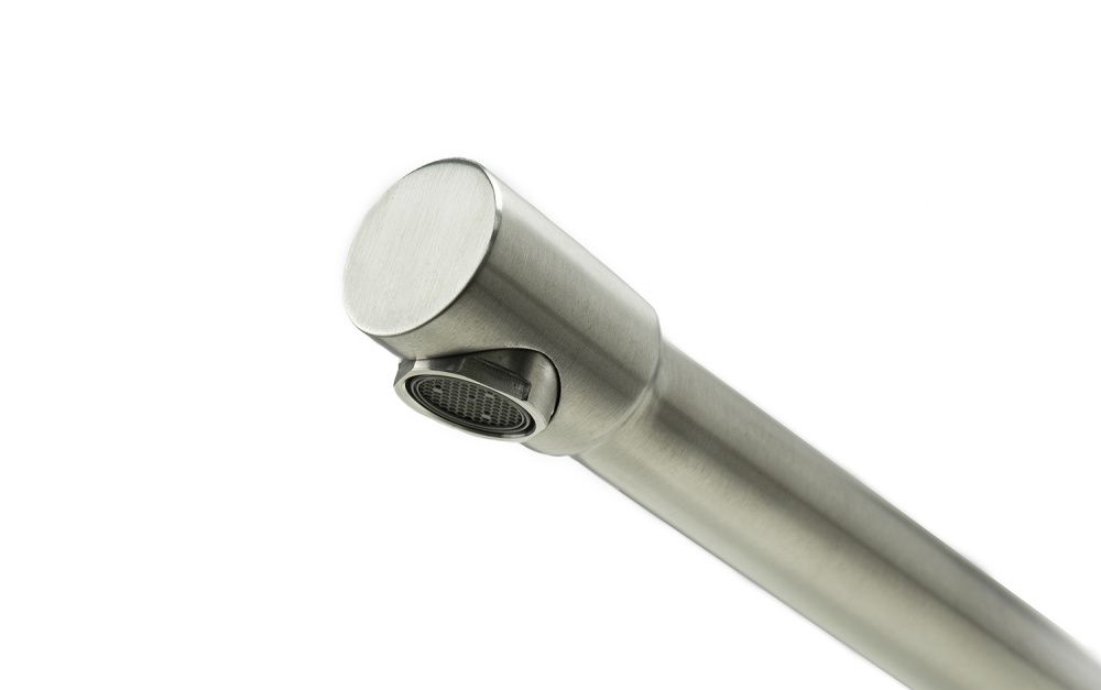 Смеситель для кухни EXPERT (LM5072S), с поворотным изливом, нерж.сталь, LEMARK