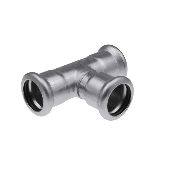 Тройник Inox press 22х22х22 нерж. KAN-Therm