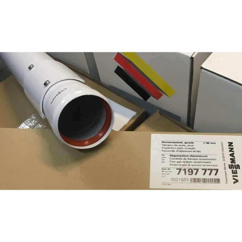 Ревизионный элемент прямой D=80 VIESSMANN