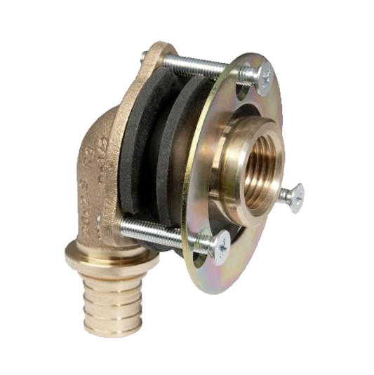 Угол 20-Rp 1/2х28 ВР настен. для гипсок. плит Rehau