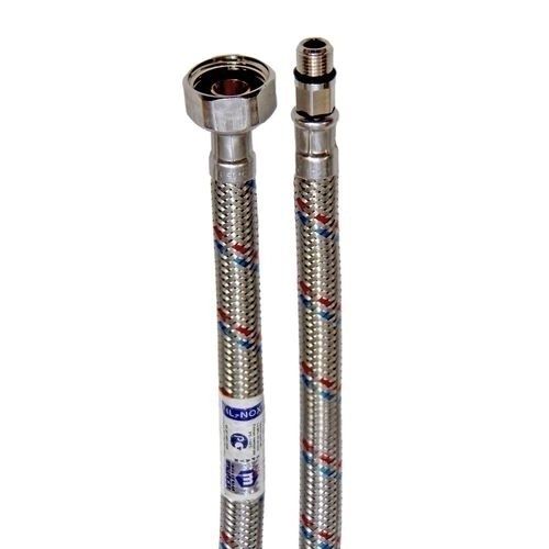 Подводка в оплетке S/S для смесителя 1/2 M10*1x35 80 см