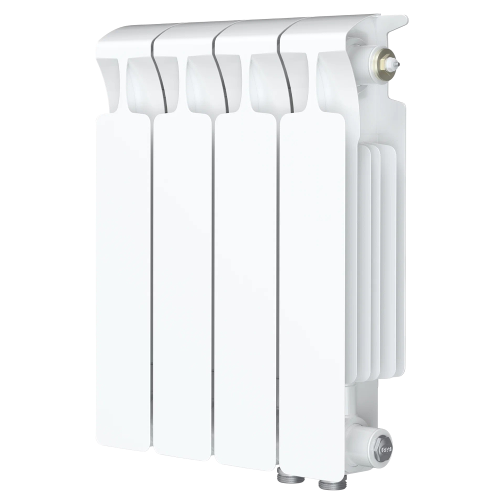 Радиатор биметаллический Monolit Ventil 500/100  4 секции (MVR) нижнее справа Rifar 