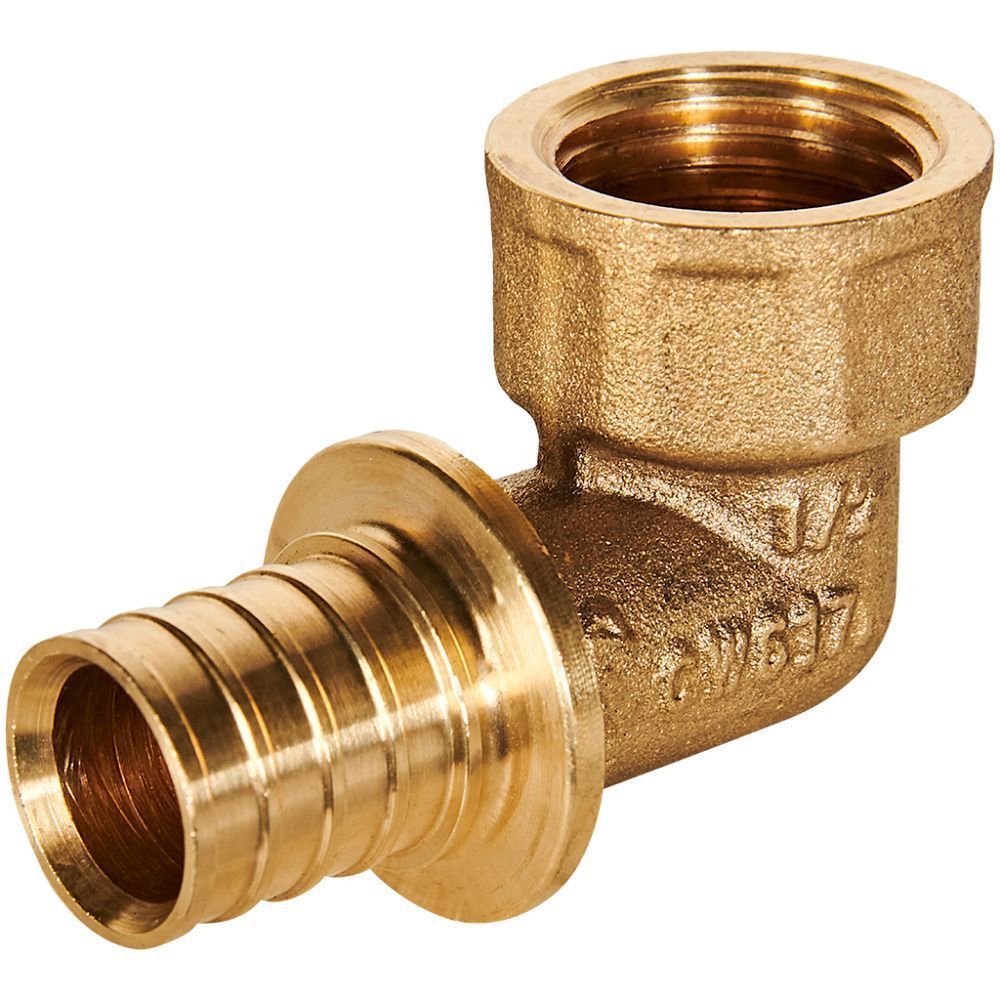 Угол переходной 16-1/2 ВР латунь Rommer