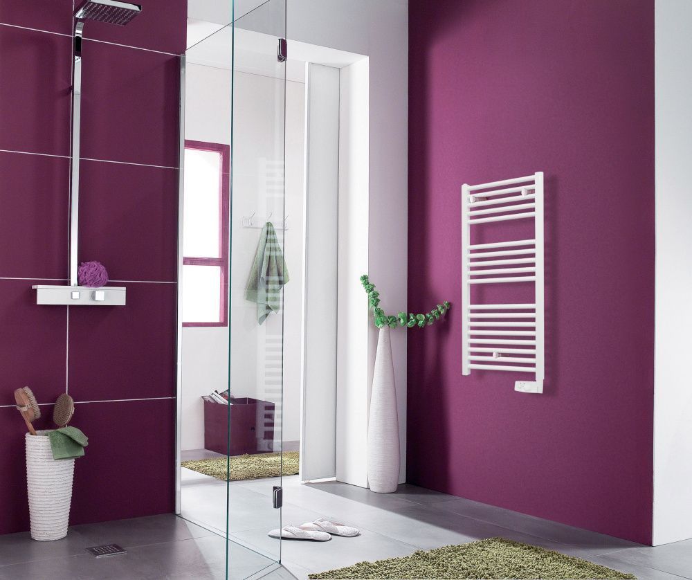 Полотенцесушитель электрический 2012, 998х480х100 мм, 500Вт, белый, Atlantic